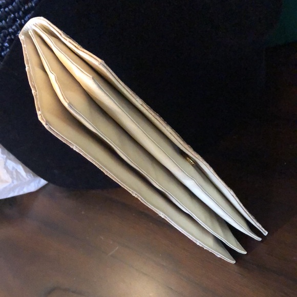 Mr. Jay Classic Gold-tone chain lined snakeskin leather bag + change purse - Picture 4 of 9